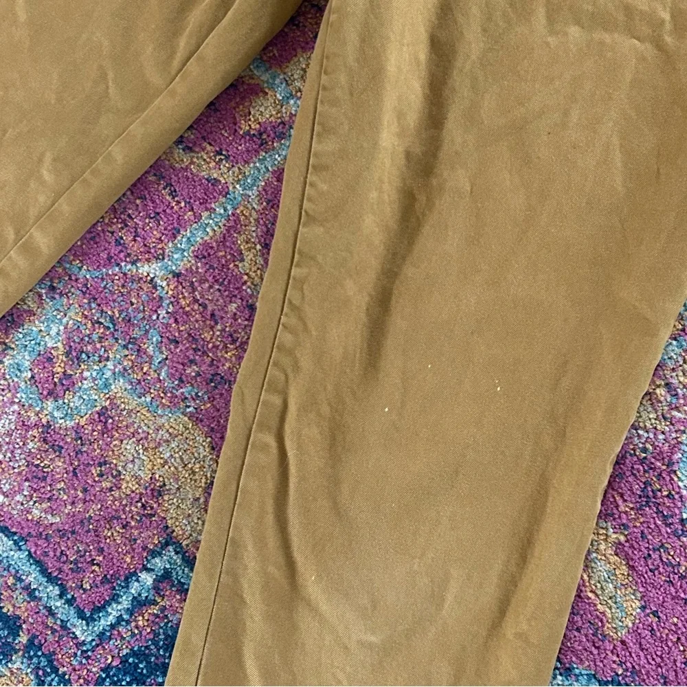 Alex Mill | Women’s Cognac Brown Pleat Front The Boy Pant Ankle Chino Pants Sz 4 - Picture 12 of 16